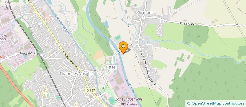 localisation de l'entreprise MONSIEUR PASCAL GIET  THAON-LES-VOSGES