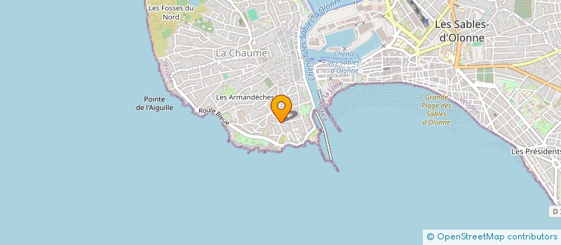 localisation de l'entreprise MONSIEUR PASCAL GILET à LES SABLES D'OLONNE