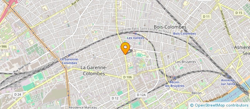 localisation de l'entreprise MONSIEUR PASCAL GILLET à LA GARENNE-COLOMBES