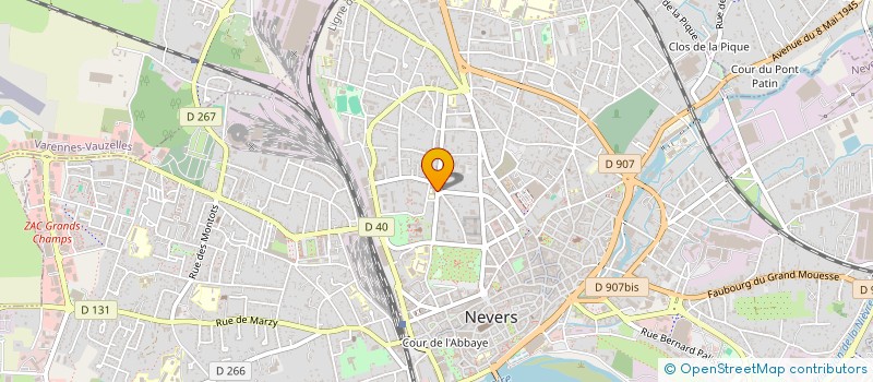 localisation de l'entreprise MONSIEUR PASCAL GILOT à NEVERS