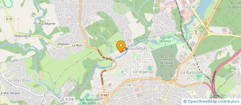 localisation de l'entreprise MONSIEUR PASCAL GIMENEZ à COUZEIX