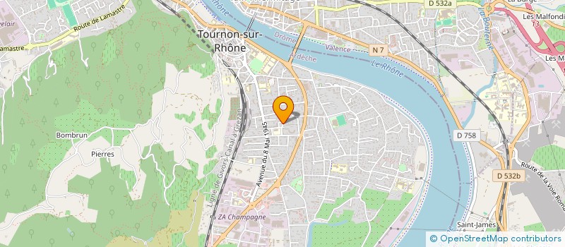 localisation de l'entreprise MONSIEUR PASCAL GINET à TOURNON-SUR-RHONE