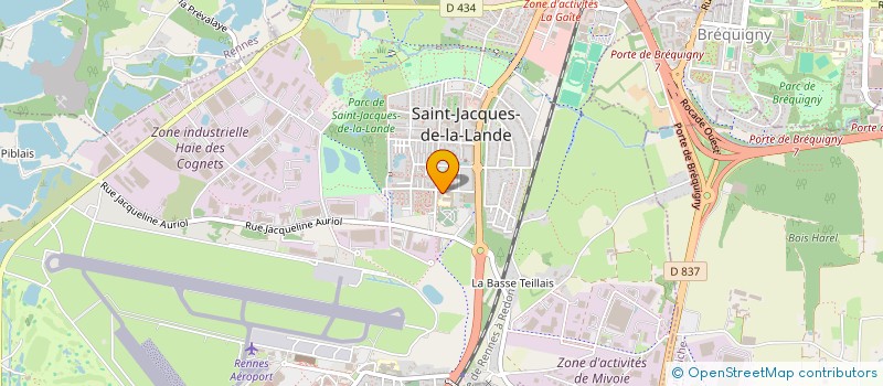 localisation de l'entreprise MONSIEUR PASCAL GINGUENE  SAINT-JACQUES-DE-LA-LANDE