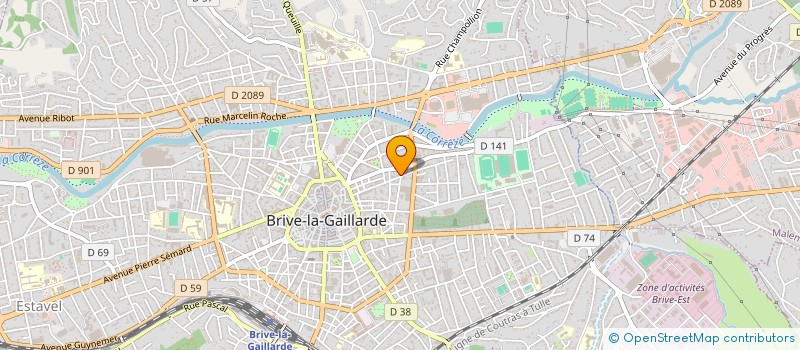 localisation de l'entreprise MONSIEUR PASCAL GIRARD à BRIVE-LA-GAILLARDE
