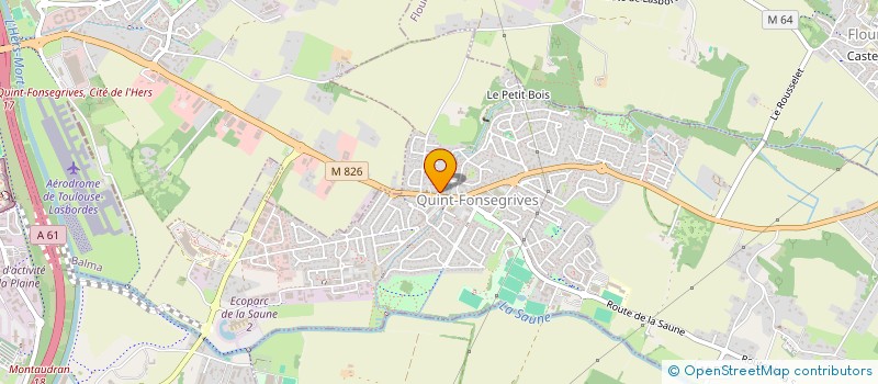 localisation de l'entreprise MONSIEUR PASCAL GIRARD  QUINT-FONSEGRIVES