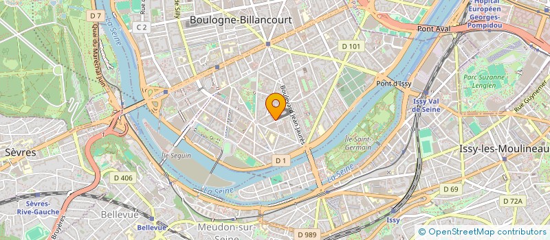 localisation de l'entreprise MONSIEUR PASCAL GIRARD à BOULOGNE-BILLANCOURT