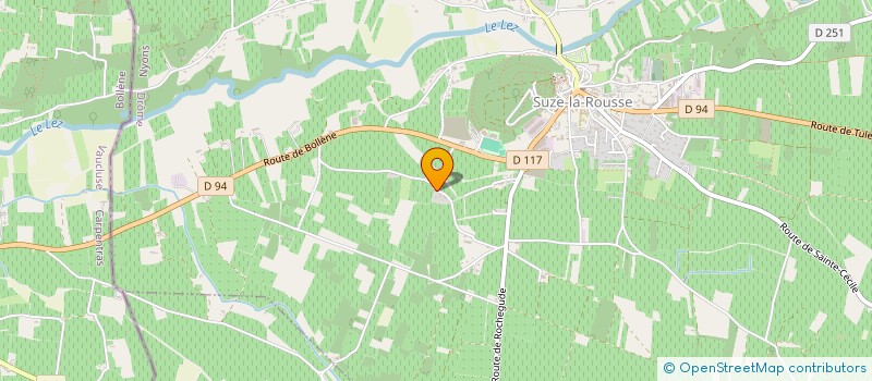 localisation de l'entreprise MONSIEUR PASCAL GIRAUD  SUZE-LA-ROUSSE