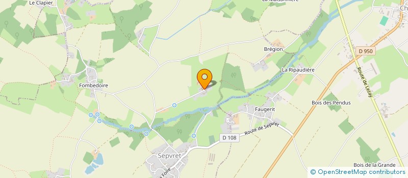 localisation de l'entreprise MONSIEUR PASCAL GIRAULT  SEPVRET