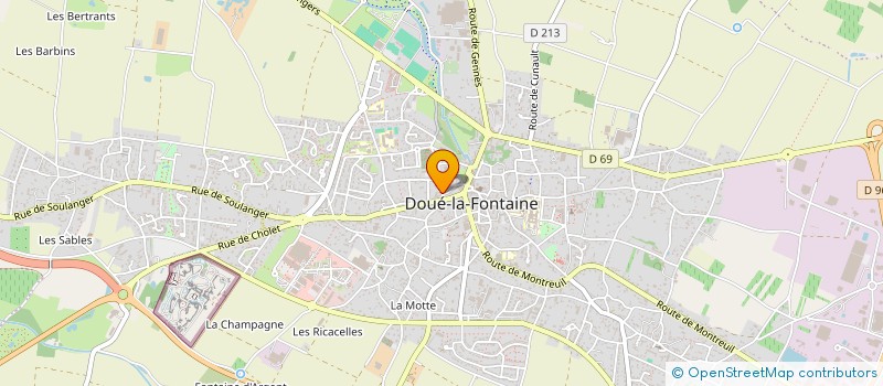 localisation de l'entreprise MONSIEUR PASCAL GIRAULT  DOUE-EN-ANJOU