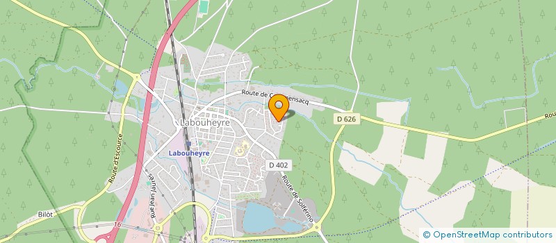 localisation de l'entreprise MONSIEUR PASCAL GIROLLET DIT ANDROT  LABOUHEYRE