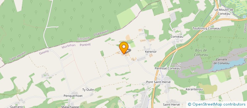 localisation de l'entreprise MONSIEUR PASCAL GLAZIOU  GOURIN