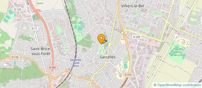 localisation de l'entreprise MONSIEUR PASCAL GLOTIN  SARCELLES