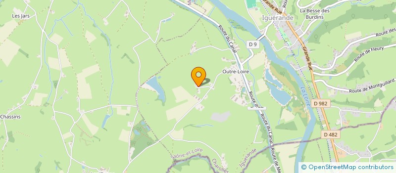 localisation de l'entreprise MONSIEUR PASCAL GOBET  IGUERANDE