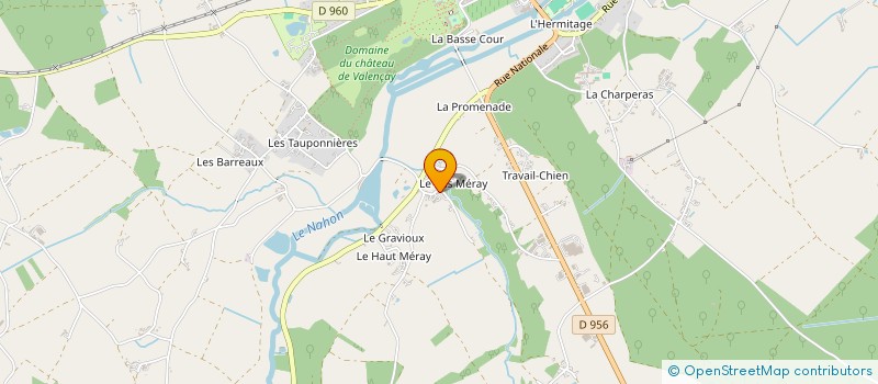 localisation de l'entreprise MONSIEUR PASCAL GODARD à VALENCAY