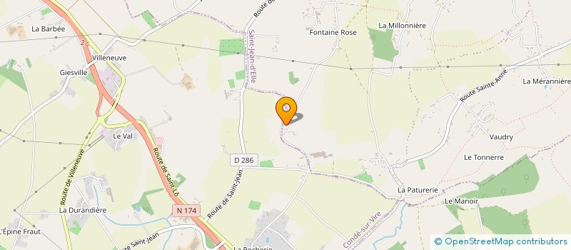 localisation de l'entreprise MONSIEUR PASCAL GODEY  SAINT-JEAN-D'ELLE