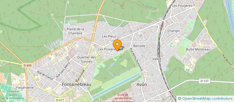 localisation de l'entreprise MONSIEUR PASCAL GOIN  FONTAINEBLEAU