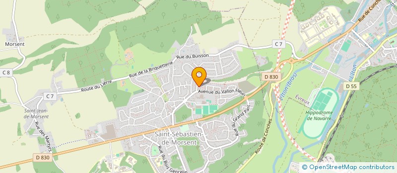 localisation de l'entreprise MONSIEUR PASCAL GOMIS  SAINT-SEBASTIEN-DE-MORSENT