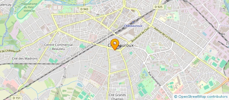 localisation de l'entreprise MONSIEUR PASCAL GOND à CHATEAUROUX