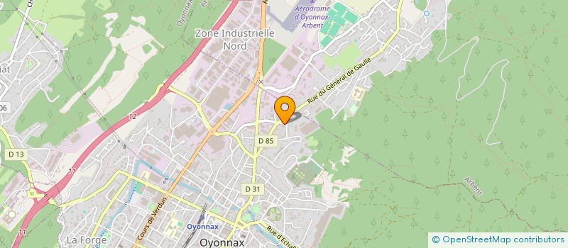 localisation de l'entreprise MONSIEUR PASCAL GONDOCS à OYONNAX