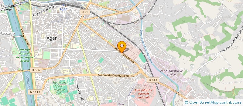 localisation de l'entreprise MONSIEUR PASCAL GONIN  AGEN