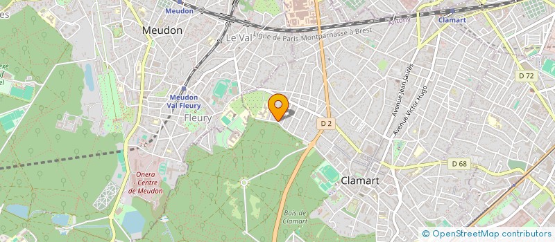 localisation de l'entreprise MONSIEUR PASCAL GORDONNET à CLAMART
