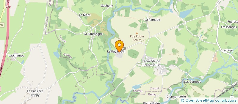 localisation de l'entreprise MONSIEUR PASCAL GORMAN  SAINT-MAURICE-LA-SOUTERRAINE