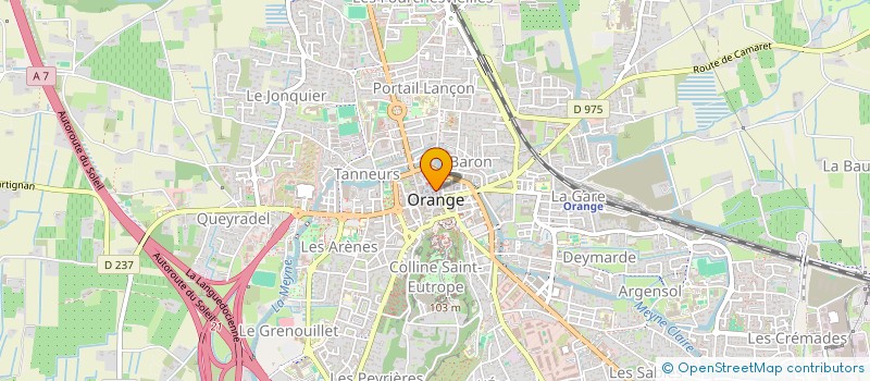 localisation de l'entreprise MONSIEUR PASCAL GOSSELIN  ORANGE