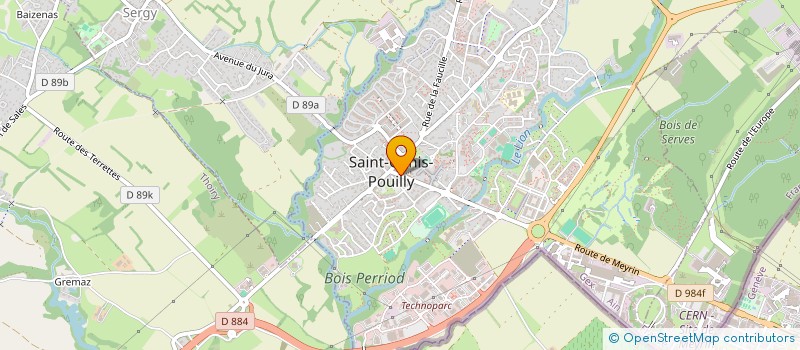 localisation de l'entreprise MONSIEUR PASCAL GOSSET  SAINT-GENIS-POUILLY