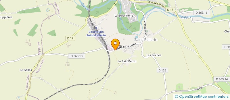 localisation de l'entreprise MONSIEUR PASCAL GOUIN à VALD'YERRE