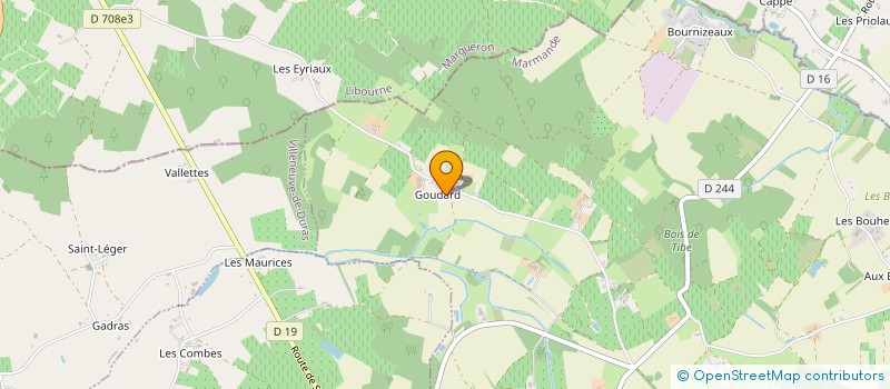 localisation de l'entreprise MONSIEUR PASCAL GOUIN  LOUBES-BERNAC