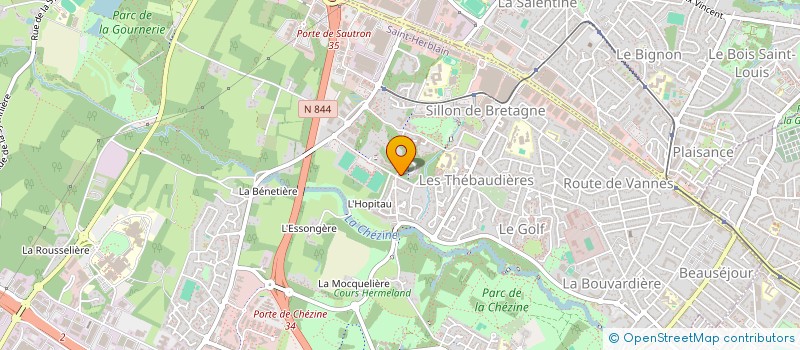 localisation de l'entreprise MONSIEUR PASCAL GOUIN  SAINT-HERBLAIN