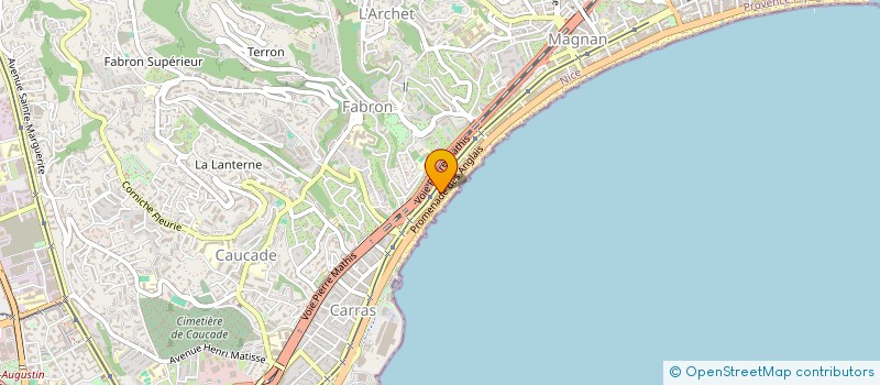 localisation de l'entreprise MONSIEUR PASCAL GOUJON à NICE