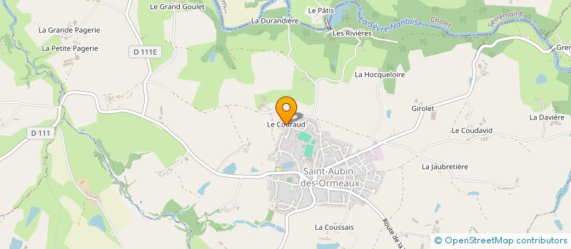 localisation de l'entreprise MONSIEUR PASCAL GOURAUD à SAINT-AUBIN-DES-ORMEAUX