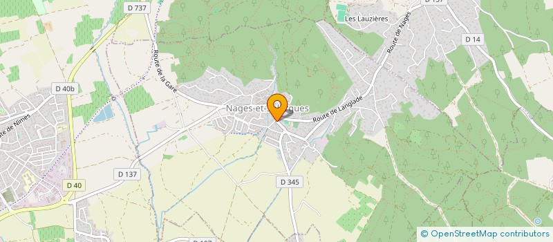 localisation de l'entreprise MONSIEUR PASCAL GOURDIALSING  NAGES-ET-SOLORGUES