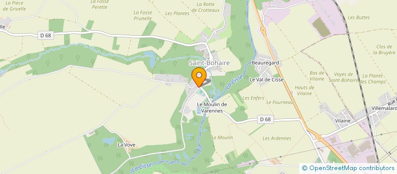 localisation de l'entreprise MONSIEUR PASCAL GOURDIN à SAINT-BOHAIRE