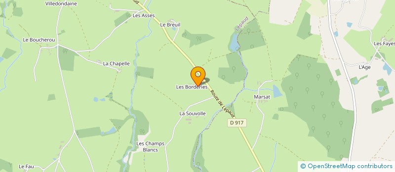localisation de l'entreprise MONSIEUR PASCAL GOURDON à LEPAUD