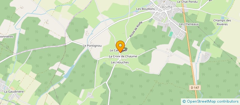 localisation de l'entreprise MONSIEUR PASCAL GOURDON  ROIFFE