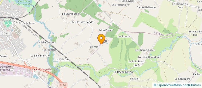 localisation de l'entreprise MONSIEUR PASCAL GOURET  NOYAL