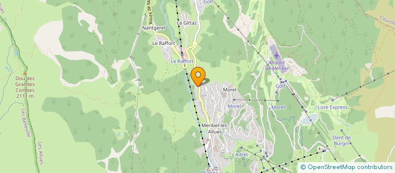 localisation de l'entreprise MONSIEUR PASCAL GOYARD  LES ALLUES