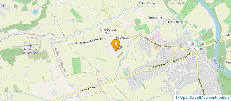 localisation de l'entreprise MONSIEUR PASCAL GRAINDORGE  VERDUN-SUR-GARONNE