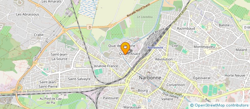 localisation de l'entreprise MONSIEUR PASCAL GRAND  NARBONNE