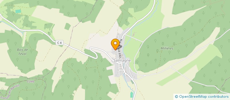 localisation de l'entreprise MONSIEUR PASCAL GRANDBARBE  SALMAGNE
