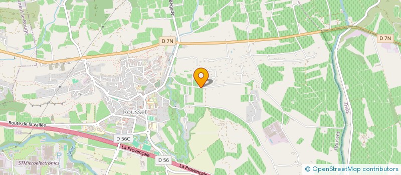 localisation de l'entreprise MONSIEUR PASCAL GRANDMAISON  ROUSSET