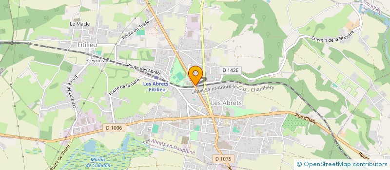 localisation de l'entreprise MONSIEUR PASCAL GRANDPRE à LES ABRETS-EN-DAUPHINE