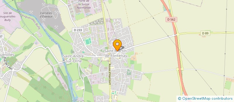 localisation de l'entreprise MONSIEUR PASCAL GRANGE  SAINT-MARTIN-DE-FONTENAY