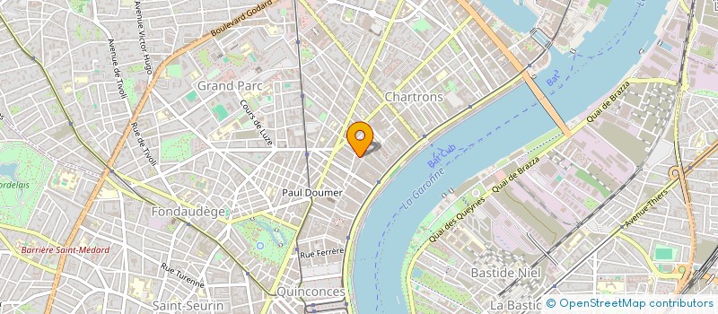 localisation de l'entreprise MONSIEUR PASCAL GRANGE-PRADERAS  BORDEAUX