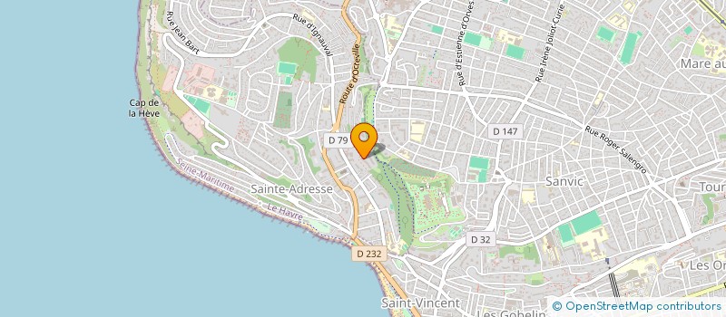 localisation de l'entreprise MONSIEUR PASCAL GRANGER  SAINTE-ADRESSE