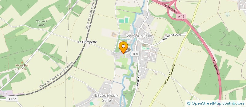 localisation de l'entreprise MONSIEUR PASCAL GRANSDSERRE  VERS-SUR-SELLE