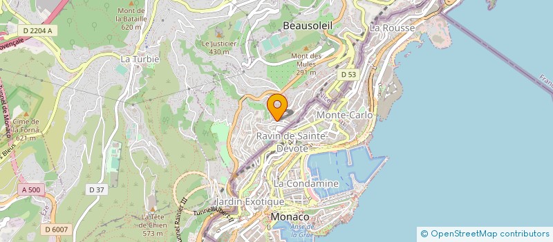 localisation de l'entreprise MONSIEUR PASCAL GRANWEILLER  BEAUSOLEIL