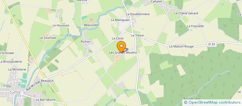 localisation de l'entreprise MONSIEUR PASCAL GRASLAND  SAFFRE